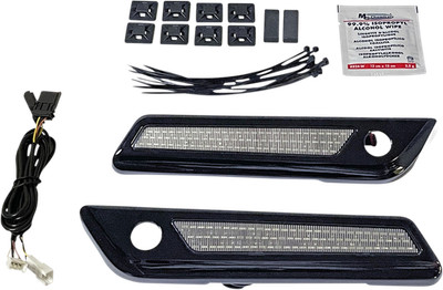 Custom Dynamics CD-SBL-BCM-SB Saddlebag LED Latch Light Smoke - Black