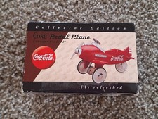 1997 Coca-Cola Pedal Plane 3x2x2" Scale 1:18 NIB