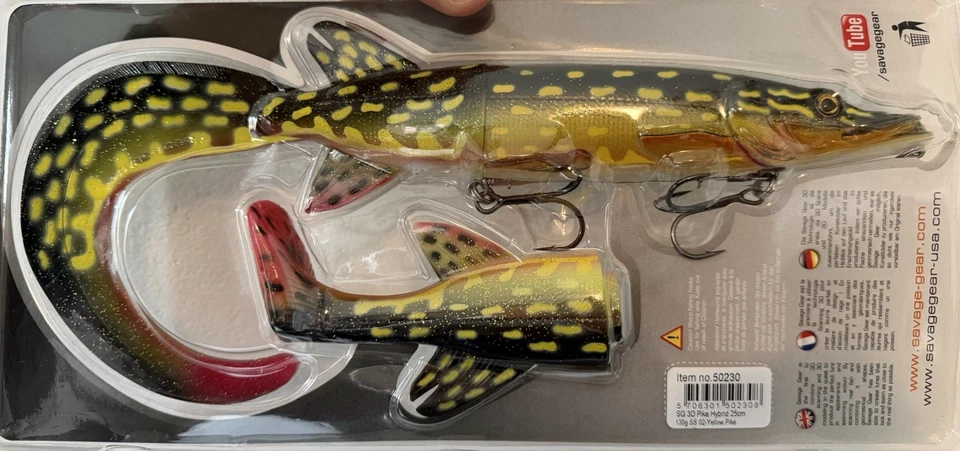 Savage Gear Hybrid Pike 25cm 130g Yellow Pike - Bild 3 von 4