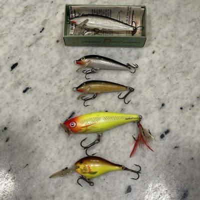 5 Rapala Ireland fishing Lure Risto Rap Skitter Pop Original Floating Count Down