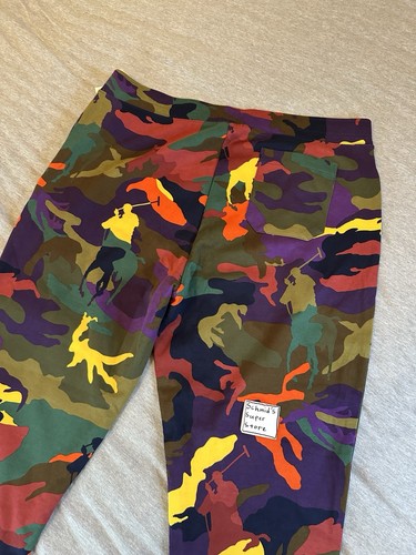Polo Ralph Lauren Multicolor Camo Jogger Sweats Big Pony Men’s Size XXL $198 NWT - Picture 13 of 13