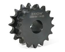 DS40A24H ANSI #40 Roller Chain Sprocket 24 Tooth Hardened Solid Steel Type A Hub