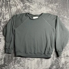 The Great College Sweatshirt in Vintage Cornflower Black Size M