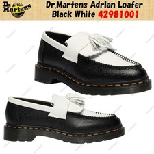 Mocassino Dr.Martens Adrian nero bianco 42981001 taglia uomo