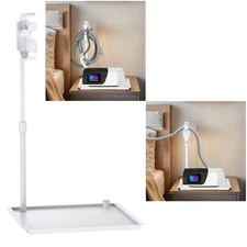 Retractable CPAP Hose Holder for Bed - Adjustable Tube Hanger with Nightstand...