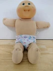 Vintage Cabbage Patch Kids Preemie Bald Green Eyes 1978 1982 Has Tag And Diaper