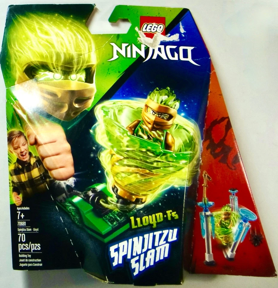 LEGO Ninjago: (70681) Spinjitzu Slam Lloyd, (70688) Kai's Training, (70690) Jay Foto 2 de 4