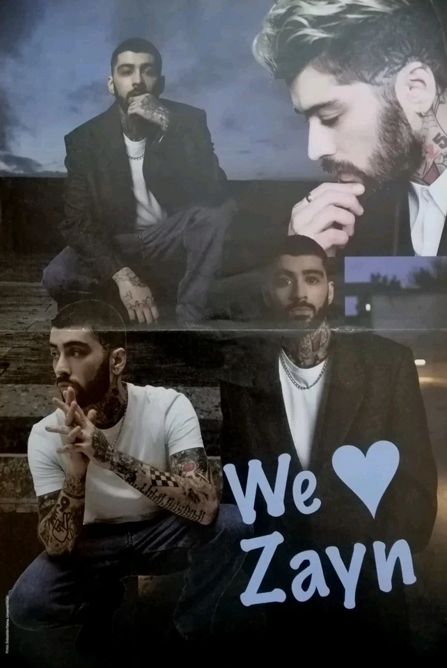 BRAVO🔥A3* Poster von DUA LIPA/ZAYN MALIK' ONE DIRECTION 🎤🎶  - Bild 2 von 2