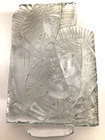 Blenko Glass Holy Family Plaque Crystal Missing Stand