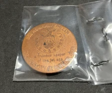 B-52 Stratofortress Air Force 1958-73 Copper Memorial Medallion Oklahoma City