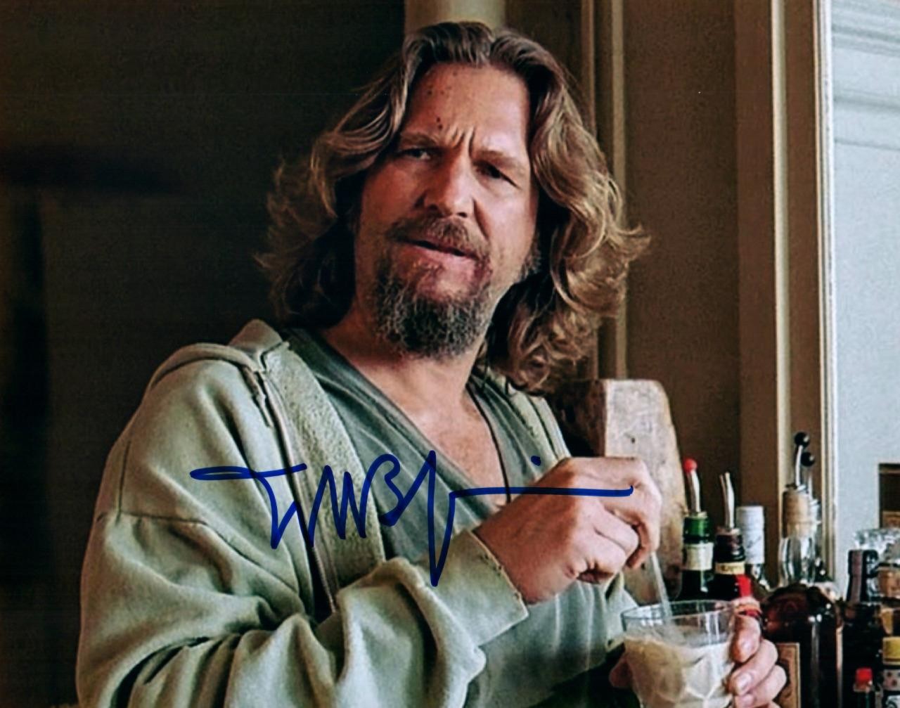 Jeff Bridges signed 8x10 Picture Photo autographed includes COA
