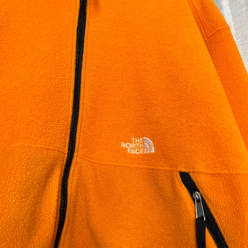 Chaqueta polar North Face Pumori vintage años 90 Polartec amarillo naranja para hombre talla XL Foto 4 de 4