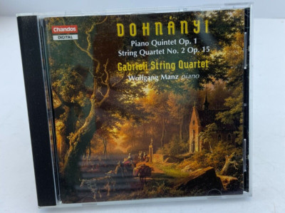 String Quartet 2  Piano Quintet - Audio CD By Ernst von Dohnanyi