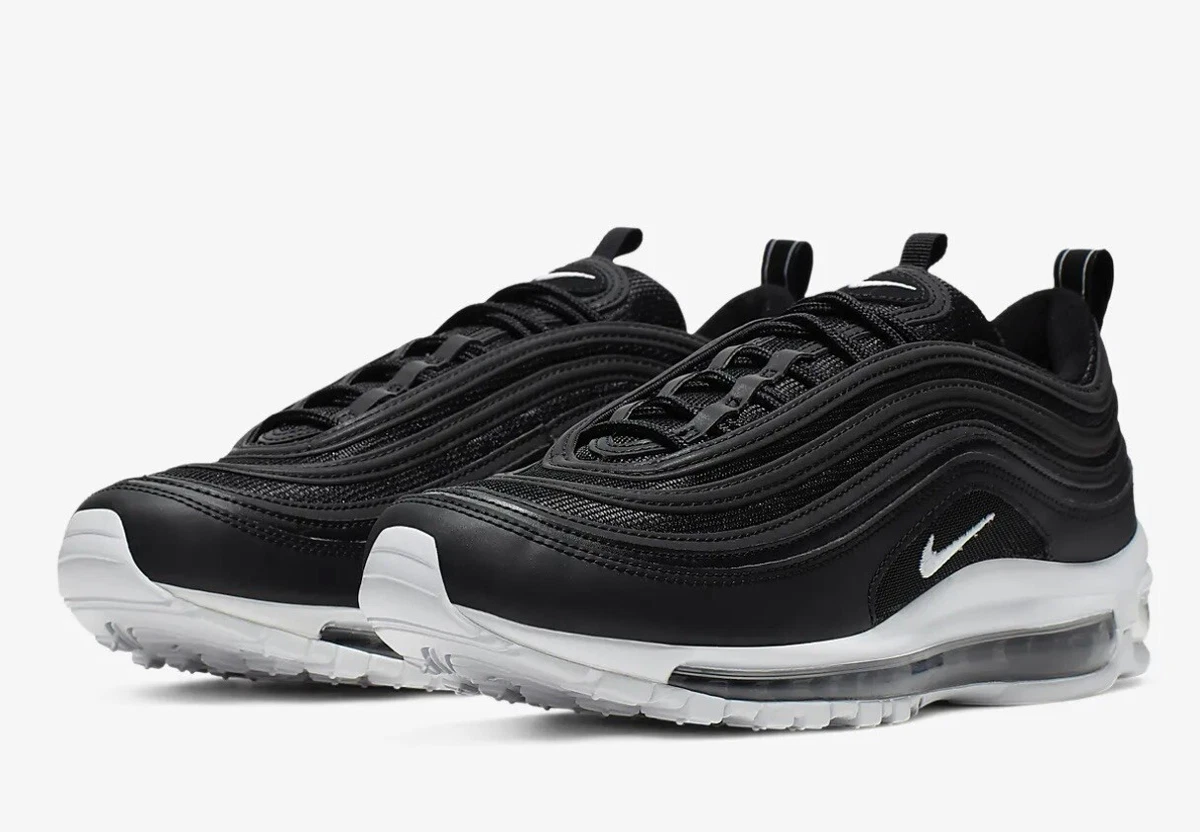 921826 001 Nike Air Max 97 Retro Classic Black White Running Shoes
