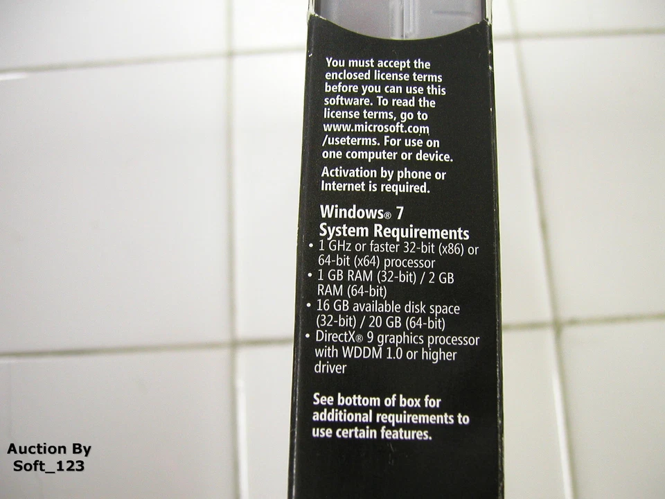 Microsoft Windows 7 Ultimate 32 Bit und 64 Bit DVDs MS WIN Full Retail Box Vers. - Bild 4 von 4