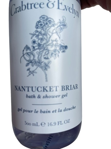 Crabtree & Evelyn Nantucket Briar Lote de 2 Gel de Baño y Ducha 16.9 OZ cada uno NUEVO - Imagen 2 de 6