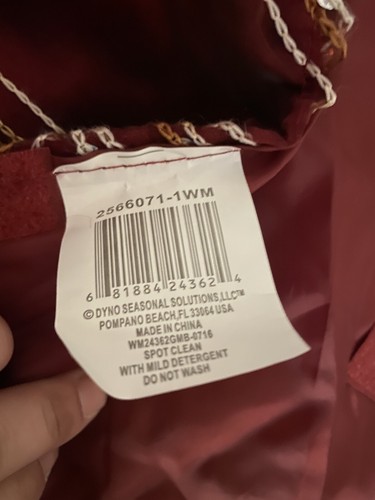 Red Velvet Christmas 48" Tree Skirt Embroidered Sequins BEAUTIFUL RARE PLUSH - Picture 10 of 11