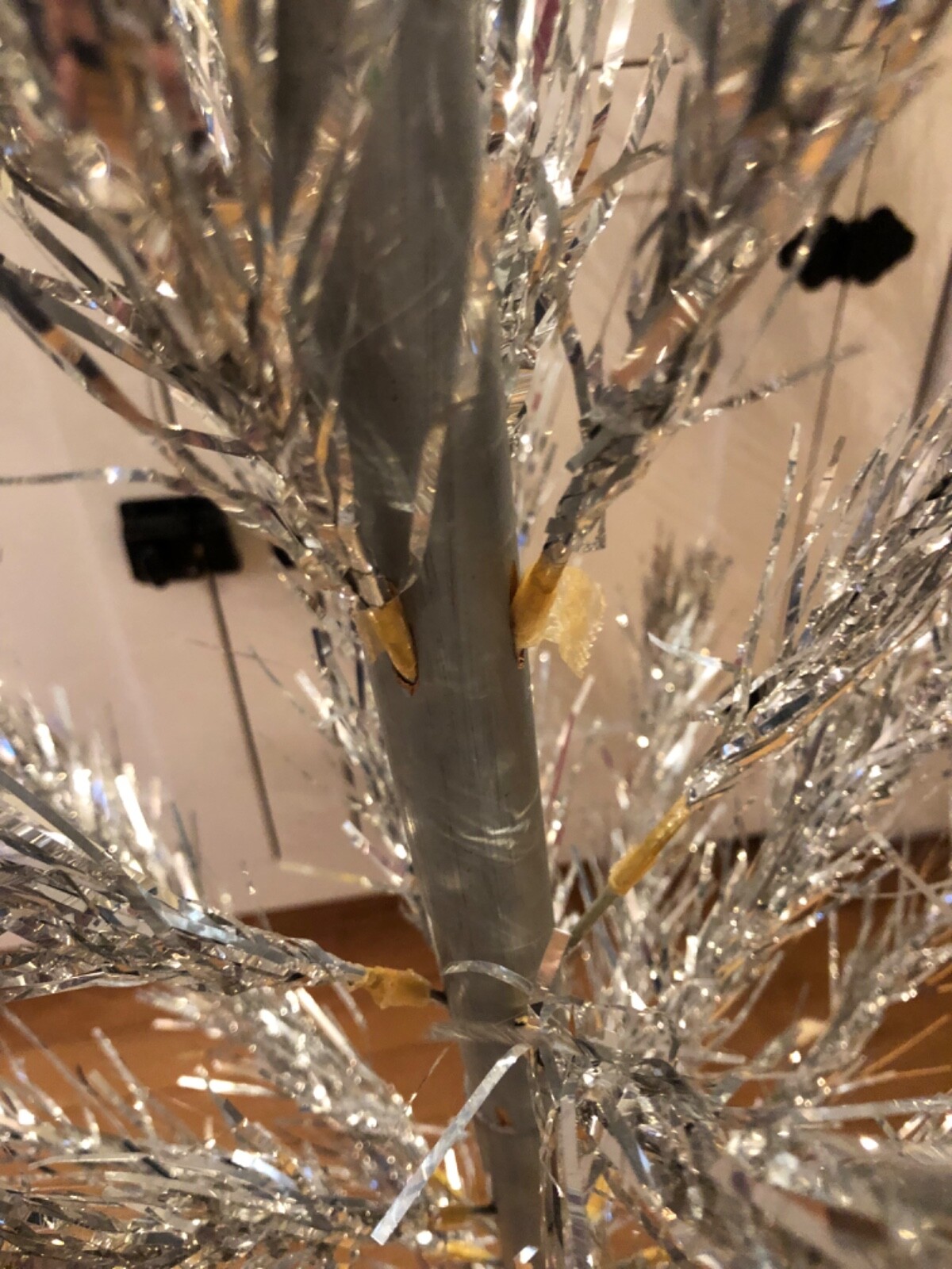 Vintage Aluminum Christmas Tree 4 ft, Metal Trees Corp. Treasure Pine