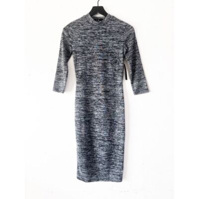 Lulu's Modern Marl Grey Bodycon Midi Dress Women's Size S | eBay