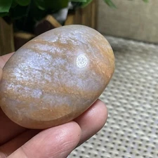  NATURAL Orange Moon Gold Sun Stone polished crystal gem stone42g A27