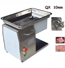 Easy To Operate 110V 550W Commercial QX Meat Cutter Slicer Machine w/10mm Blade