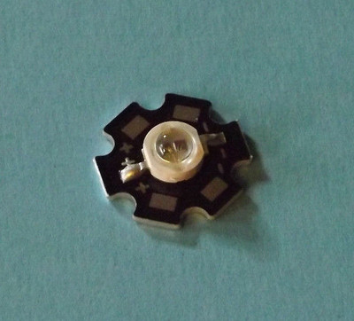 5W 740nm IR POWER  LED on HEATSINK Kühlkörper Emitter Infrarot Infrared 5mm