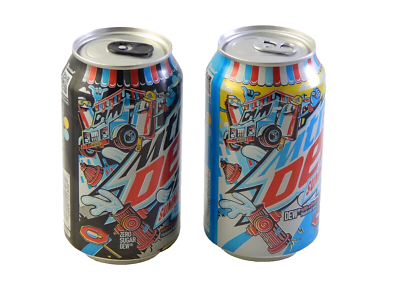 Mountain Dew Summer Freeze & Zero Sugar Full 12 Oz Can New MTN