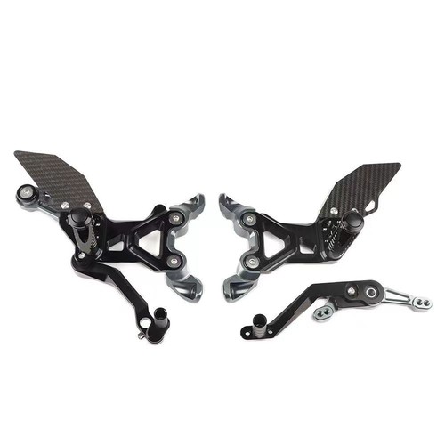 Reposapiés ajustables para BMW M1000RR S1000RR reposapiés clavijas engranaje de freno 2019-2024 - Imagen 6 de 16