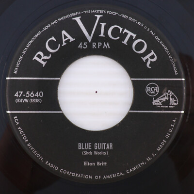 Elton Britt   Nuevo Laredo / Blue Guitar - 1954 45 rpm 7'' Single Record 47-5640