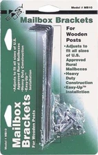 NEW SOLAR MB100000 HEAVY DUTY MAILBOX MOUNTING BRACKET FOR WOODEN POST 9729021