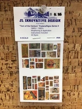 JL Innovative Design N Scale #686: “Turn Of The Century” Posters/ Signs
