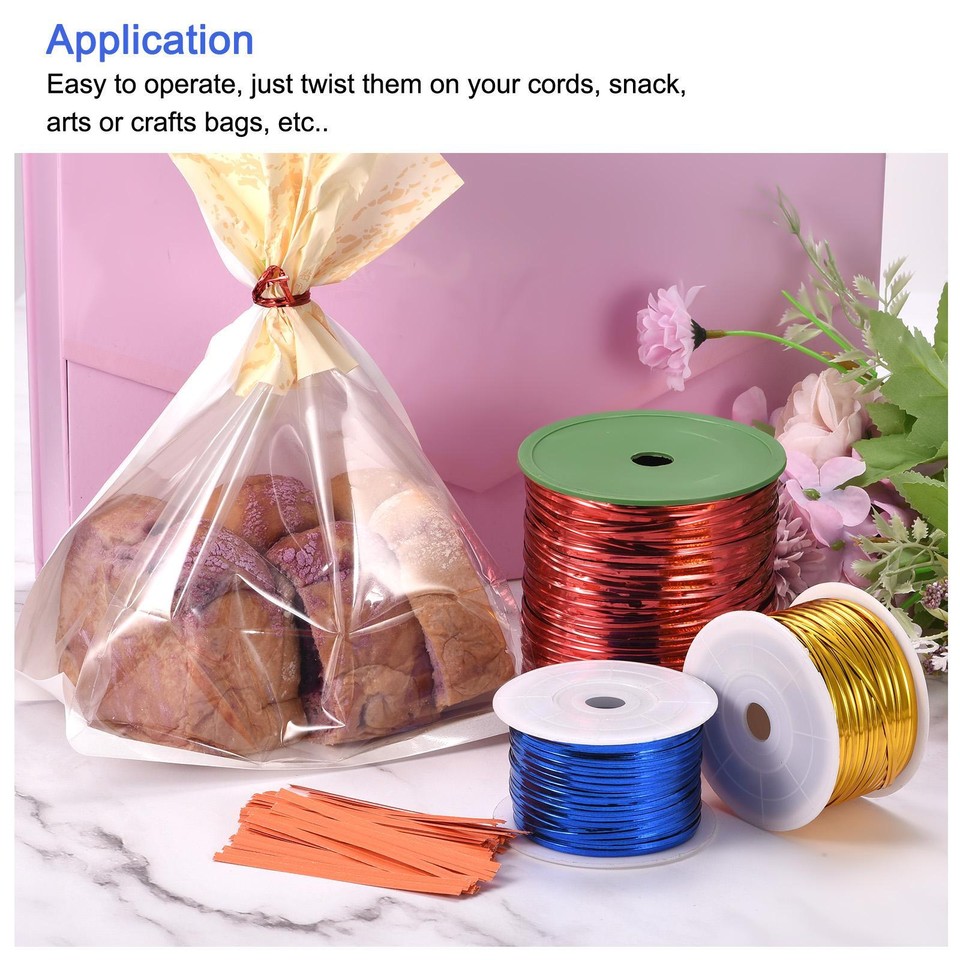 Attaches Torsadées En Papier Noir