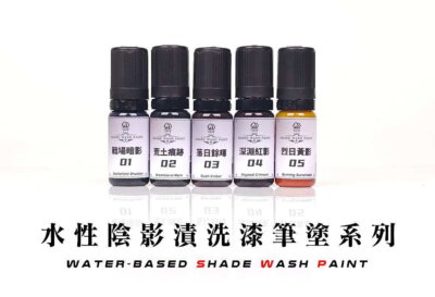 9527 model Water-Based Color Shade Wash Paint SWP01-05 (11ml) Multiple Options