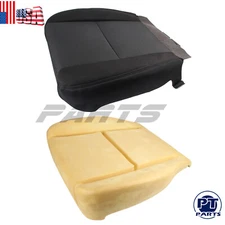 For 07-14 Chevy Silverado 1500 Driver Side Bottom Cloth Seat Cover+Foam Cushion