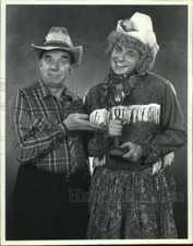 Press Photo Earl Colvin, Thomas M. Quinn in "Greater Tuna", Syracuse, New York