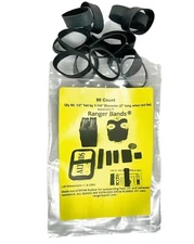 Ranger Bands® 80 Count Heavy Duty EPDM Rubber Tactical Bands Survival Gear USA
