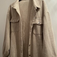 Dogtooth Shacket From In The Style