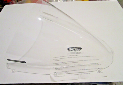 New Kawasaki ZX10 R 2006-07 Clear Wind Screen Menphis Shades PN