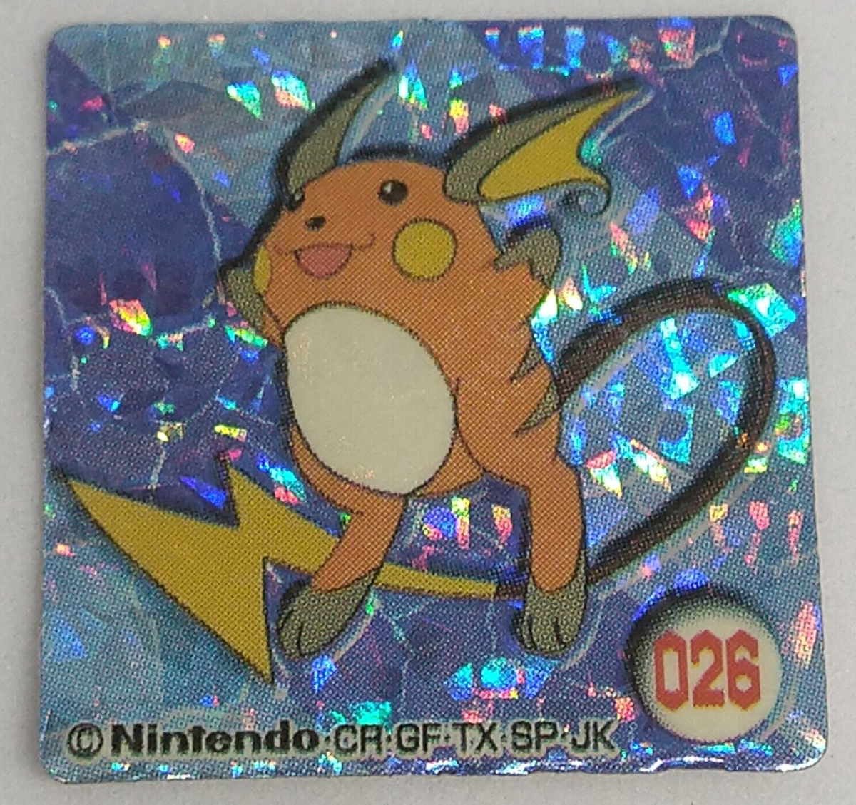 Raichu Pocket Monster GB Mini Card No.26 Holo Nintendo Raichu Pocket Monster GB Mini Card No.26 Holo Nintendo