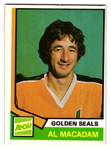 1974-75 O-Pee-Chee #301 Al MacAdam California Golden Seals RC OPC SKU#VS1106