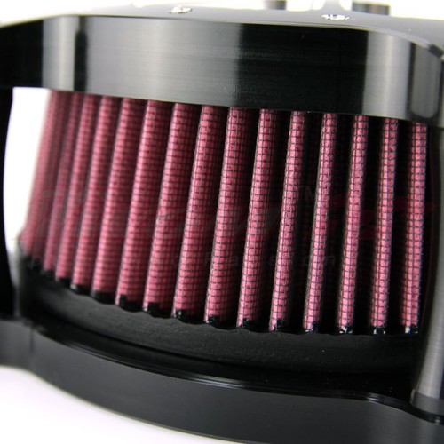 Aluminum CNC Cut Air Cleaner Intake Filter System For Harley Softail 1997-2007 - Bild 7 von 11