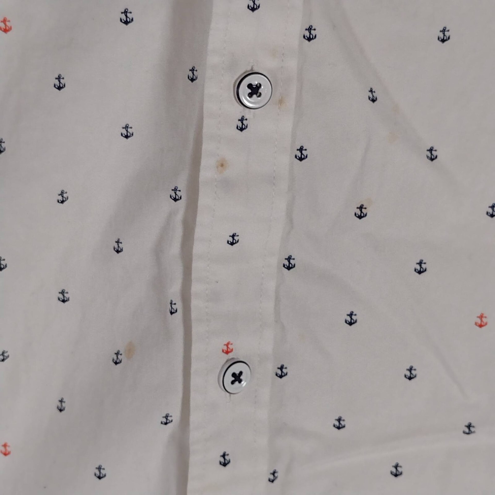 Express Button Down Collard Shirt Long Sleeve Anc… - image 3