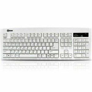 QSENN SEM-DT35 Gaming Keyboard EN/KR Layout USB (White)