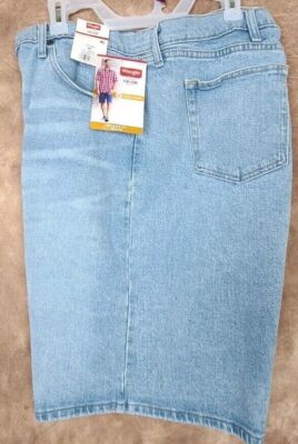46 Wrangler Relaxed Fit 10'' Inseam Denim Shorts Men's 4 Colors to Choose From