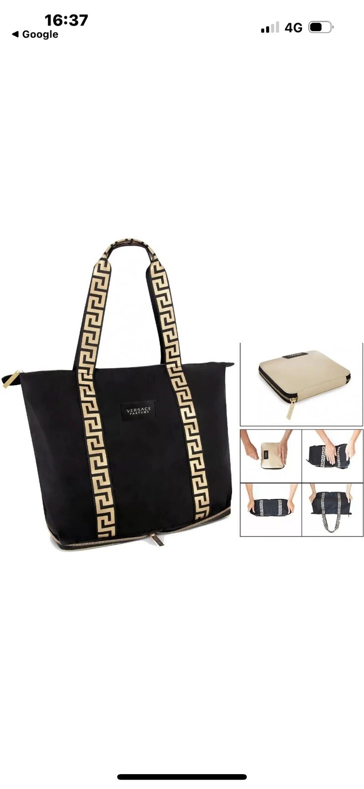 Versace Parfums Folding Tote Bag - New image 2