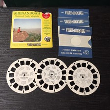 Vintage View-Master 3-Reel Set Shenandoah Virginia Park Rocks Complete Euc A292