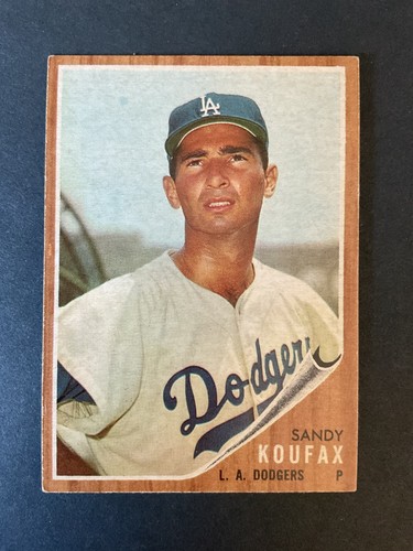 1962 Topps Series 1 #05 Sandy Koufax Los Angeles Dodgers EX Baseball