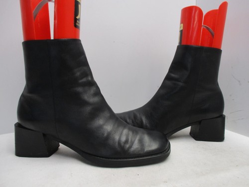 ENZO ANGIOLINI Crisa Black Leather Zip 