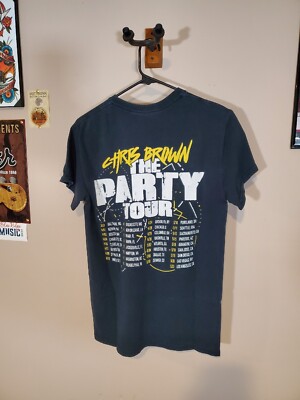 Chris Brown Vintage The Party Tour T-Shirt (Small) | eBay