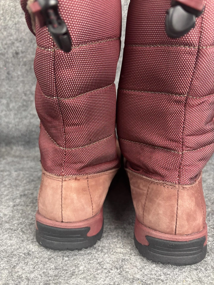 Keen Botas de Nieve de Invierno para Mujer Talla 6 Marrón Borgoña Impermeables Aisladas Pull On Foto 4 de 4